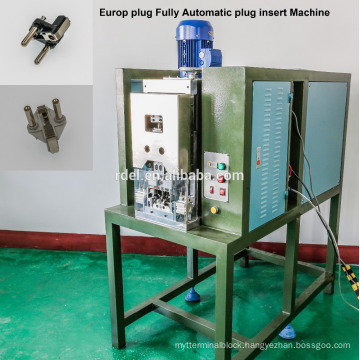 Automatic 2 pin 3 pin plug insert crimping machine,euro standard plug crimping machine